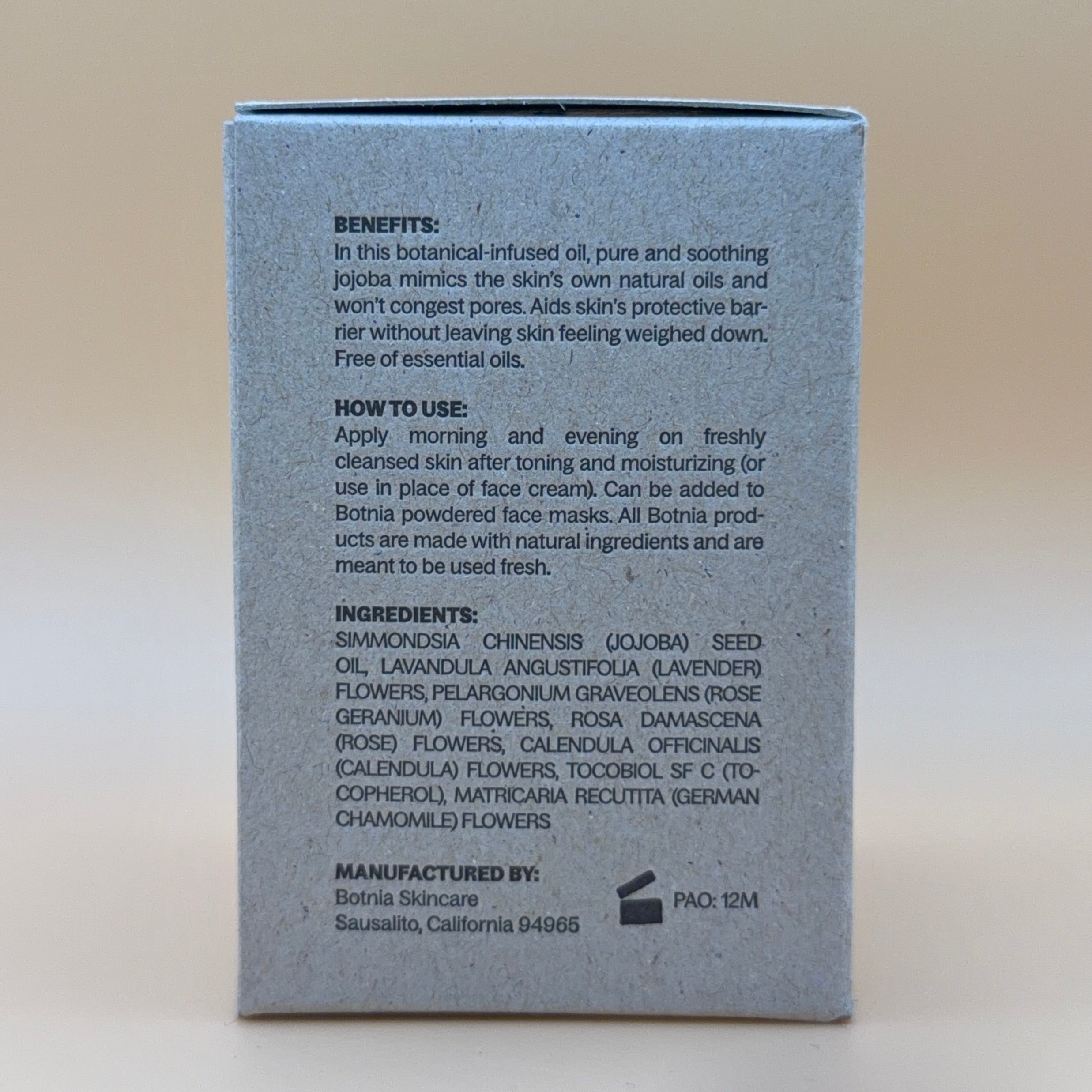 BOTNIA Replenishing Facial Oil (50ml)